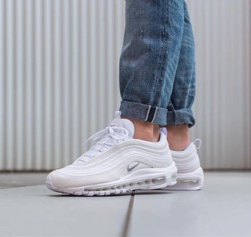 white air max 97 with jeans