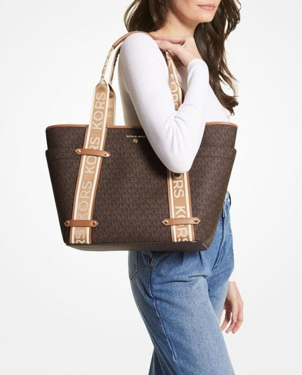 Shop for Louis Vuitton Monogram Canvas Leather Sac Shopping Tote