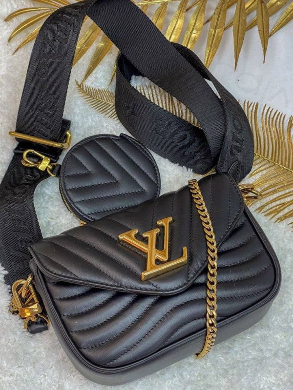 Louis Vuitton New Wave Pochette Black – LUXZILLA