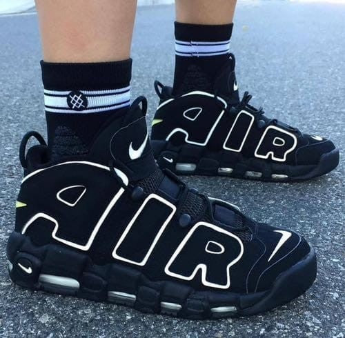 Nike Air More Uptempo Black – LUXZILLA