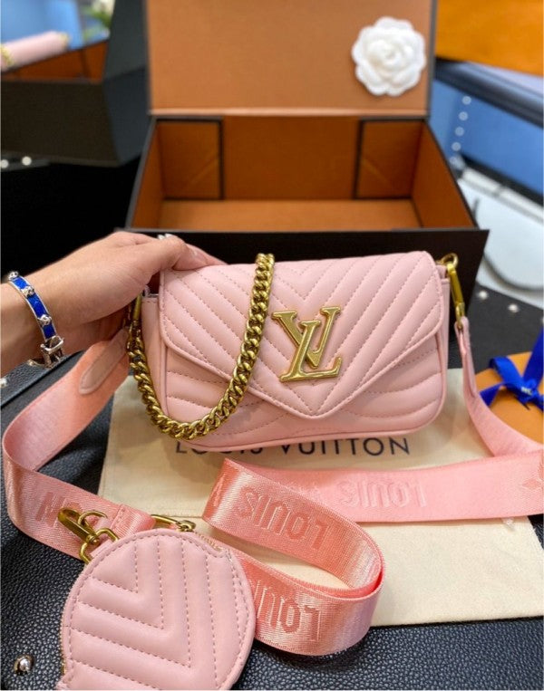 【冬バーゲン★特別送料無料！】 Louis Vuitton New Wave Pochette Pink – LUXZILLA 小物