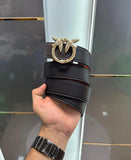 Pinko Gold Reversible Belt