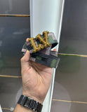 Louis Vuitton Gold Printed Premium Imported Belt