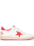 Golden Goose Ball Star Low White Red