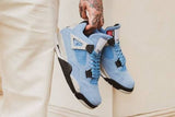 Nike Jordan Retro 4 Unc University Blue