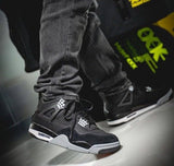 Nike Air Jordan Retro 4 Black Canvas