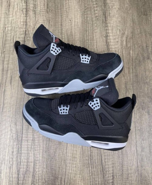 Air Jordan 4 Black Canvas