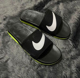 Nike Cirro Slides Black Neon