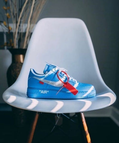 Nike Off White Air Force 1 Mca University Blue