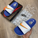 Nike Airmax Cirro White Blue Multi Swoosh Flip-Flop With OG Box
