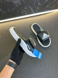 Adidas Alphabounce Black White Flipflop