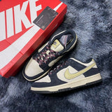 Nike Dunk Low LX Black Suede Team Gold