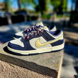 Nike Dunk Low LX Black Suede Team Gold