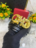 Salvatore Ferragamo Black Gold Diamond
