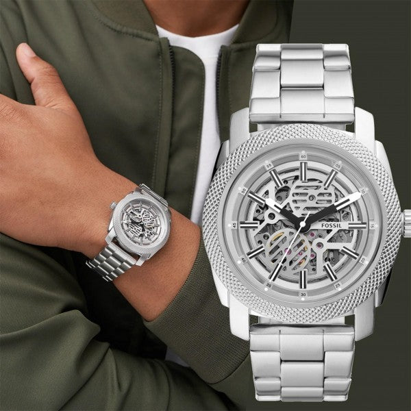 Fossil Me3080 Modern Machine Silver – LUXZILLA