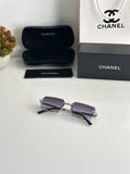 Chanel 7210 Silver Black Dc