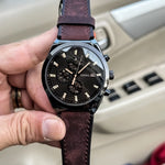 Fossil Chronography Brown Black