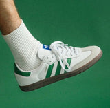 Adidas Samba White Green