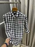 Zara Checks Black White Printed Shirt