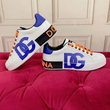 Dolce Gabbana Portofino Leather Logo Low Top Sneakers