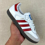 Adidas Samba White Red