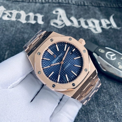 Audemars Piguet Royal Oak Quartz Gold Blue