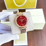 Michael Kors Red Gold