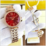 Michael Kors Red Gold