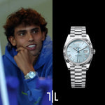 Role_x Oyster perpetual Day Date Automatic Silver Blue