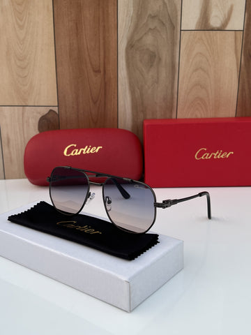 Cartier Aviator Brown Blue