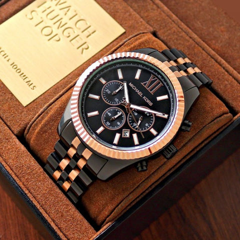 Michael Kors Lexington Black Gold