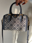 Tory Burch Blue Boston Bag