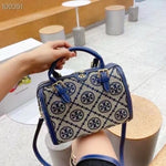 Tory Burch Blue Boston Bag