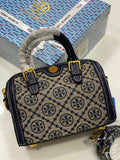 Tory Burch Blue Boston Bag