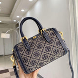 Tory Burch Blue Boston Bag