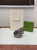 Gucci Premium Belt G-004 Silver Flower