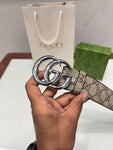 Gucci Premium Belt G-004 Silver Flower