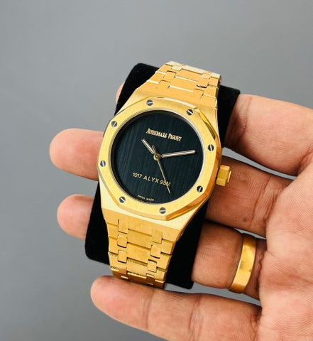 Audemars Piguet Royal Oak Quartz Gold Black