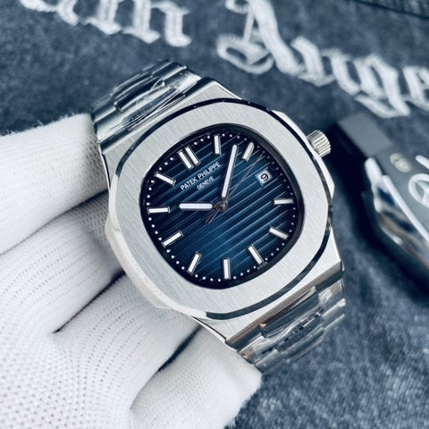 Patek Philippe Nautilus SIlver Blue