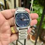 Tissot Day Date Silver Blue