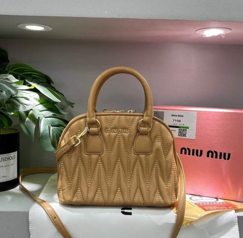 Miu Miu Alma Satchel Bag