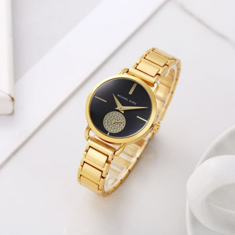 Michael Kors Portia Gold Black