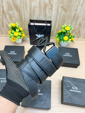 Armani Exchange Reversible Black Brown