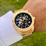 Fossil Bronson Me3218 Automatic Gold