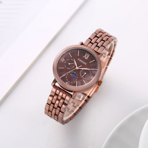 Fossil Es3121 Jacqueline Sun Moon Brown