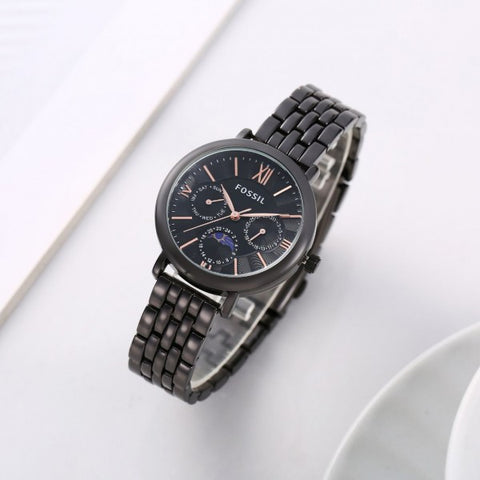 Fossil Es3121 Jacqueline Sun Moon Black