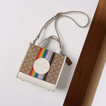 Coach Dempsey 22 Tote Rainbow