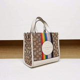 Coach Dempsey 22 Tote Rainbow