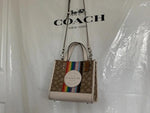 Coach Dempsey 22 Tote Rainbow