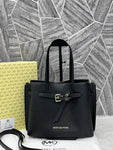 Michael Kors Emilia All Black Handbag Medium